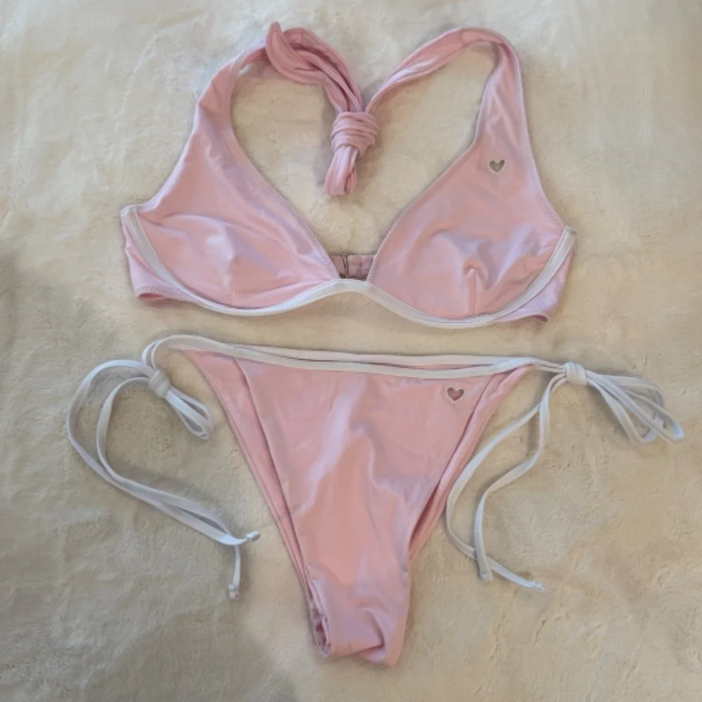 New! SET Frankie’s Bikinis Estella Bikini Top Alessa Bikini Bottom 3885
